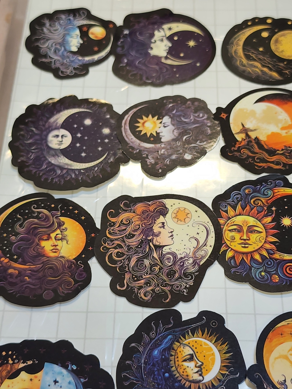 50 Celestial Moon & Sun Sticker - Picture 2 of 7